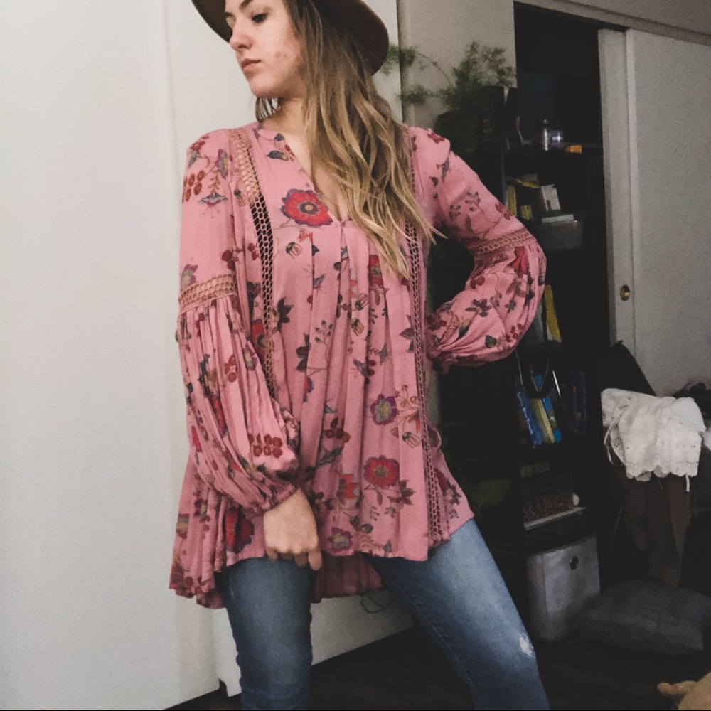Free People | Floral Tunic